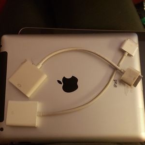 iPad iPhone 30 Pin to VGA, and charger